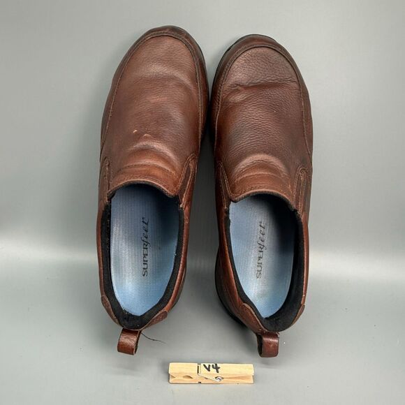 L.L. Bean Comfort Moc Men\'s 11 Wide Brown Leather Slip-On Loafers Shoes Moccasin main image 8